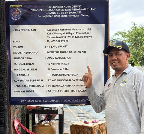 Apresiasi Pemkot Depok, HBS Tinjau Langsung Pembangunan Infrastruktur