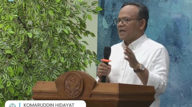 Prof. Dr. Komaruddin Hidayat sebagai Ketua Dewan Pers 2025 - 2028. foto tangkapan layar youtube DewanPersOfficial