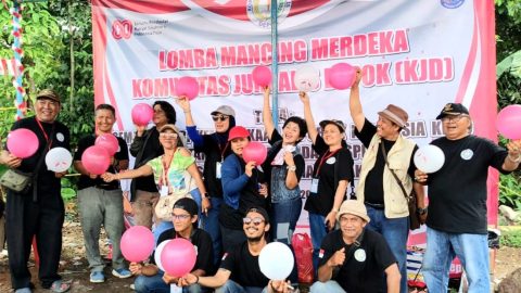 Komunitas Jurnalis Depok Rayakan Hari Kemerdekaan RI Ke-80 Dengan Lomba Mancing