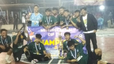 Tim Futsal RW 02 Abadijaya Depok Juara Pertama Futsal Cup 