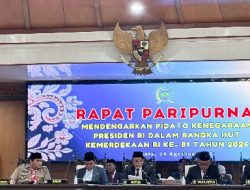 Pimpin Rapat Paripurna Mendengarkan Pidato Kenegaraan Presiden 2026, Ketua DPRD Jepara Dorong Pemerintah Sejahterakan Petani dan Nelayan