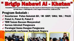 PKBM Brigip Nabawi Al-Khatan Buka Program Pendidikan, Pelatihan dan Penyaluran Kerja